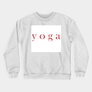 yoga Crewneck Sweatshirt